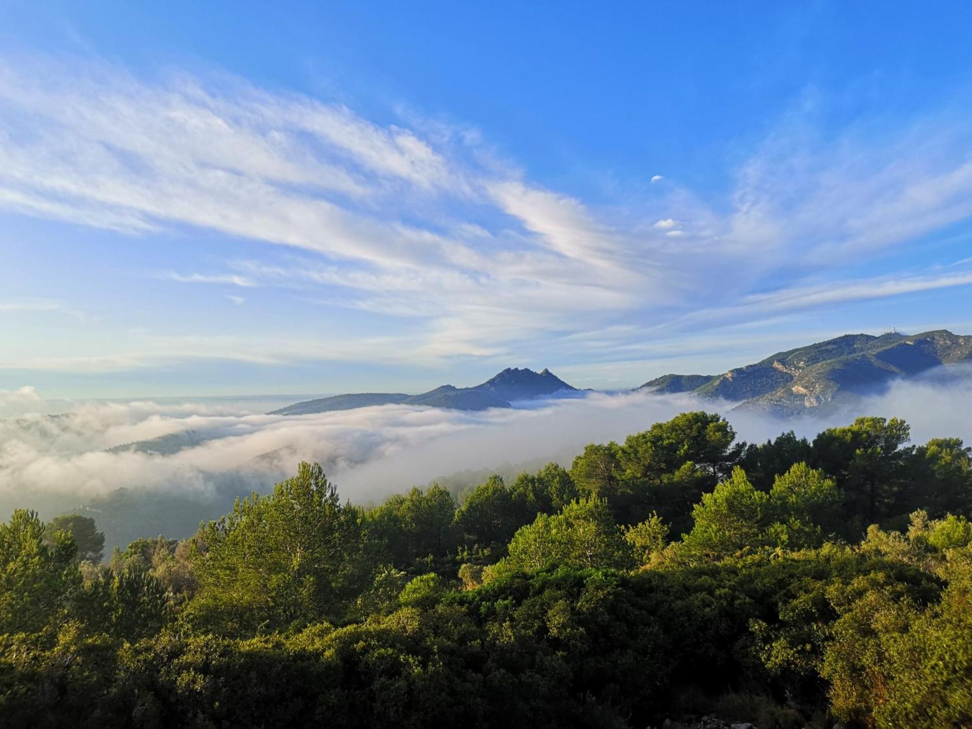 La Cueva De Miravet - Villa De Lujo En La Cima De La Montana Con Vistas Al Mar Кабанес Экстерьер фото