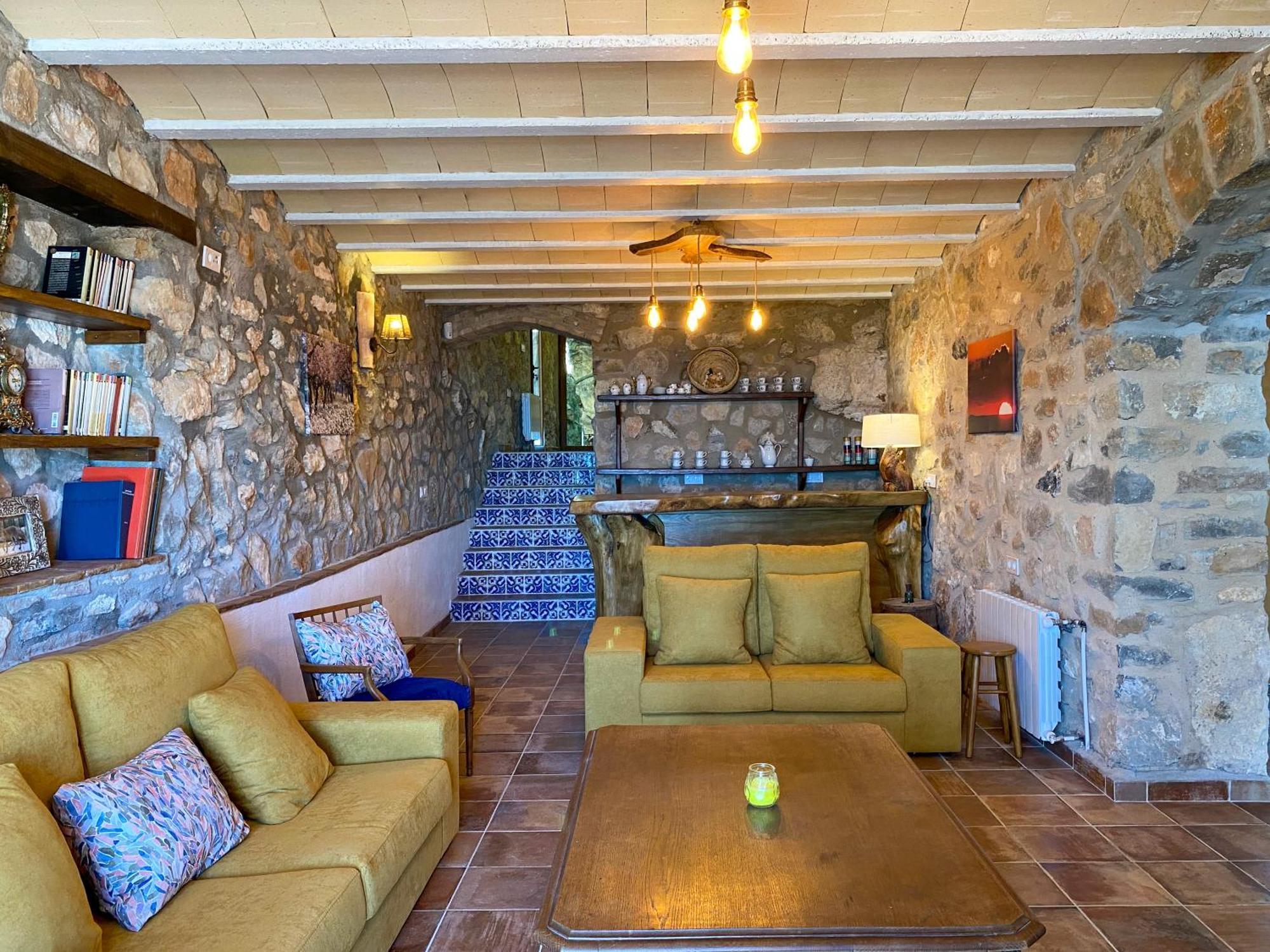 La Cueva De Miravet - Villa De Lujo En La Cima De La Montana Con Vistas Al Mar Кабанес Экстерьер фото